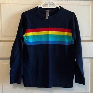 Primary Rainbow Stripe Sweater